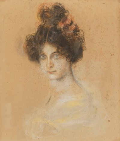 Portrait de la danseuse de cancan australienne Saharet - Franz von Lenbach